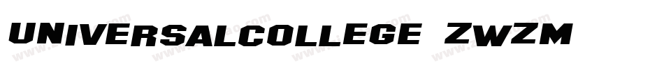 UniversalCollege-ZWZm字体转换