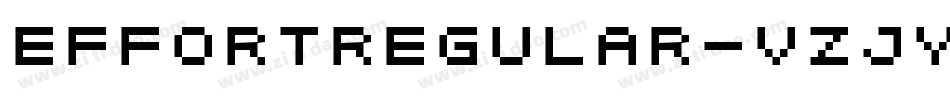 EffortRegular-vzJy字体转换