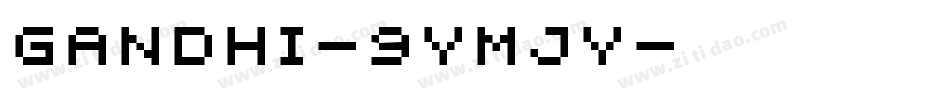 Gandhi-9YMJy字体转换