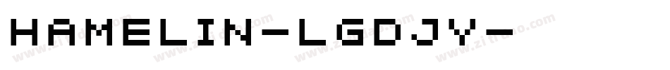 Hamelin-lgdJy字体转换