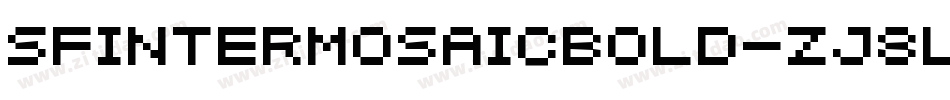 SfIntermosaicBold-zJ8L字体转换