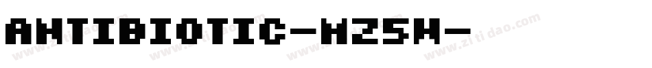 Antibiotic-MZ5w字体转换