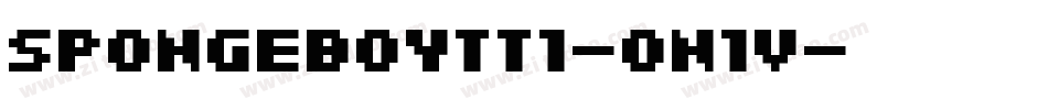 Spongeboytt1-0n1v字体转换