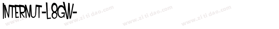 Internut-L8gW字体转换