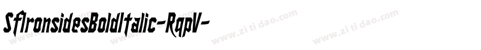 SfIronsidesBoldItalic-RqpV字体转换 SfIronsidesBoldItalic-RqpV字体转换