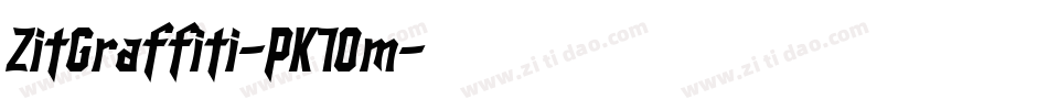 ZitGraffiti-PK7Om字体转换