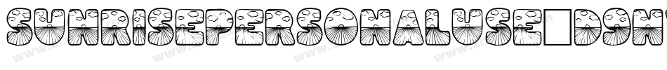 SunrisePersonalUse-d9nW6字体转换