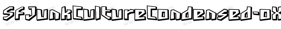 SfJunkCultureCondensed-oXvq字体转换 SfJunkCultureCondensed-oXvq字体转换