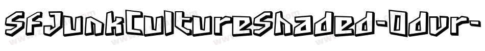 SfJunkCultureShaded-0dvr字体转换