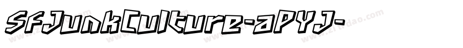 SfJunkCulture-aPYJ字体转换 SfJunkCulture-aPYJ字体转换