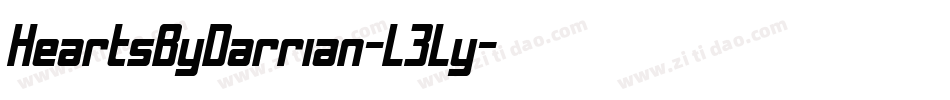 HeartsByDarrian-L3Ly字体转换