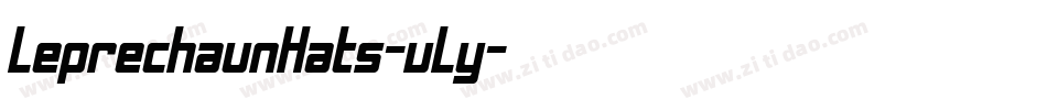 LeprechaunHats-vLy字体转换