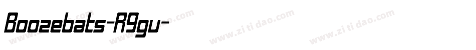 Boozebats-R9gv字体转换