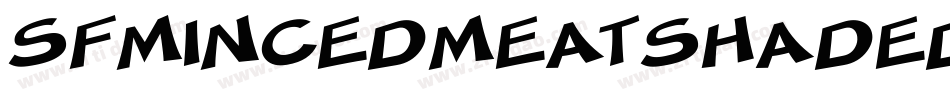 SfMincedMeatShaded-YyA8字体转换