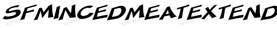 SfMincedMeatExtendedOblique-84RB字体转换 SfMincedMeatExtendedOblique-84RB字体转换