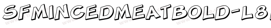 SfMincedMeatBold-l8Pe字体转换