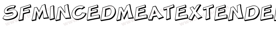 SfMincedMeatExtendedOblique-84RB字体转换 SfMincedMeatExtendedOblique-84RB字体转换
