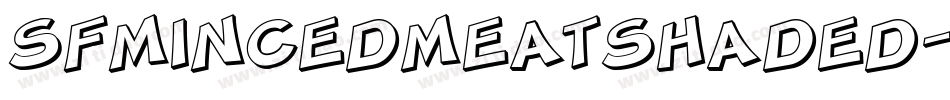 SfMincedMeatShaded-YyA8字体转换