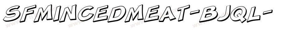 SfMincedMeat-Bjql字体转换