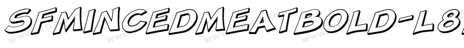 SfMincedMeatBold-l8Pe字体转换