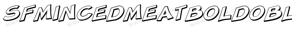 SfMincedMeatBoldOblique-rr89字体转换 SfMincedMeatBoldOblique-rr89字体转换