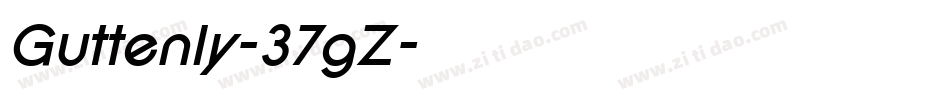 Guttenly-37gZ字体转换