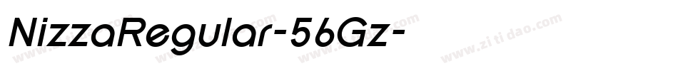 NizzaRegular-56Gz字体转换 NizzaRegular-56Gz字体转换