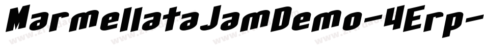MarmellataJamDemo-4Erp字体转换