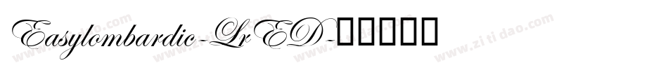 Easylombardic-LrED字体转换