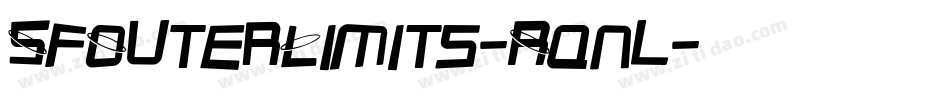 SfOuterLimits-Rqnl字体转换