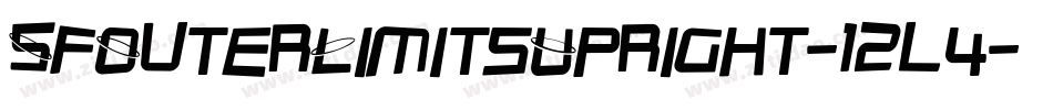 SfOuterLimitsUpright-12l4字体转换 SfOuterLimitsUpright-12l4字体转换