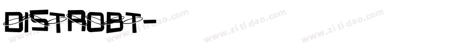 DISTROBT字体转换