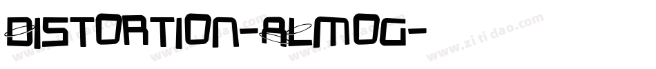 Distortion-ALmog字体转换