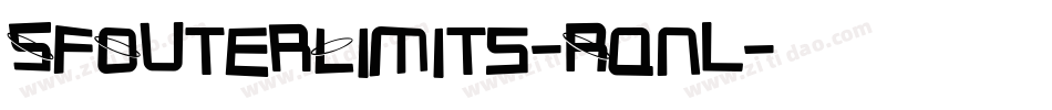 SfOuterLimits-Rqnl字体转换