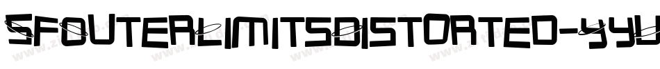 SfOuterLimitsDistorted-YyV8字体转换 SfOuterLimitsDistorted-YyV8字体转换