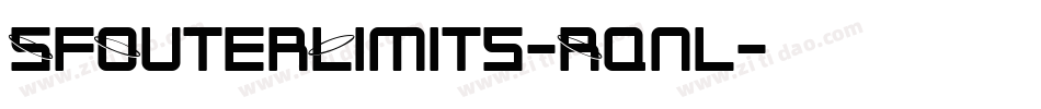SfOuterLimits-Rqnl字体转换