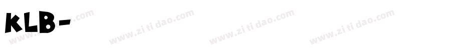 KLB字体转换
