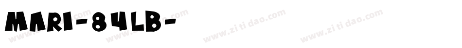Mari-84lB字体转换