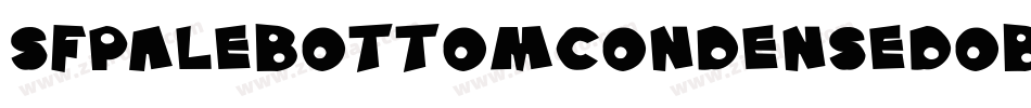 SfPaleBottomCondensedOblique-rr09字体转换