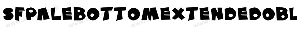 SfPaleBottomExtendedOblique-MLBx字体转换