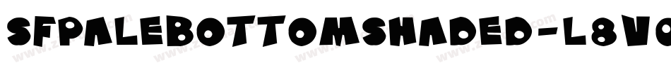 SfPaleBottomShaded-l8V0字体转换 SfPaleBottomShaded-l8V0字体转换