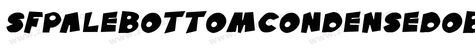 SfPaleBottomCondensedOblique-rr09字体转换