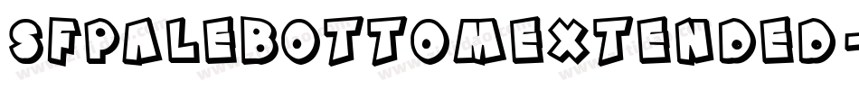 SfPaleBottomExtended-nrD0字体转换 SfPaleBottomExtended-nrD0字体转换