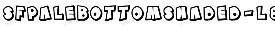 SfPaleBottomShaded-l8V0字体转换 SfPaleBottomShaded-l8V0字体转换