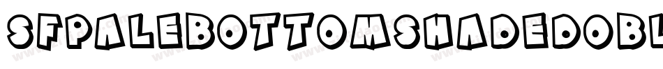 SfPaleBottomShadedOblique-KJ1D字体转换