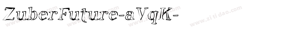 ZuberFuture-aVqK字体转换