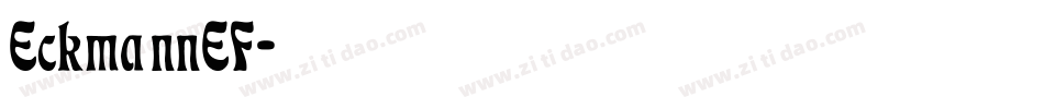 EckmannEF字体转换