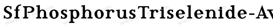 SfPhosphorusTriselenide-Aw72字体转换