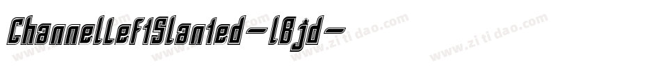 ChannelLeftSlanted-lBjd字体转换