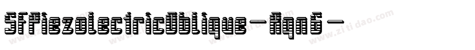 SfPiezolectricOblique-Rqn6字体转换 SfPiezolectricOblique-Rqn6字体转换